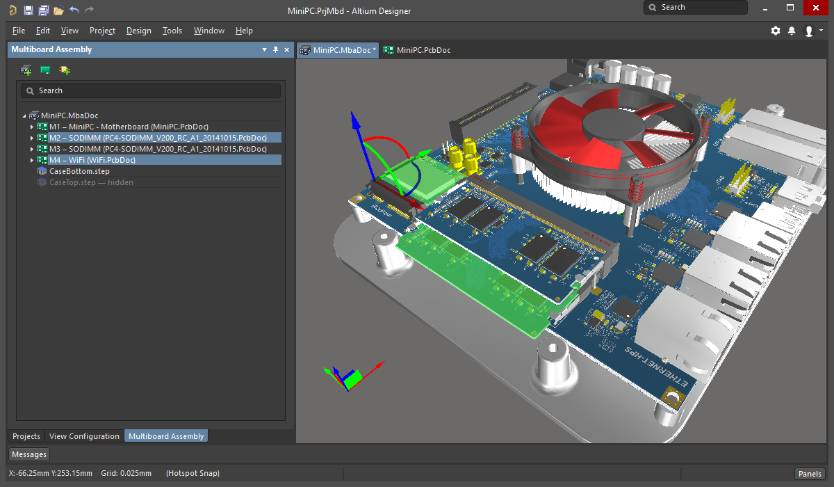 Altium Designer - Multiboard Assembly